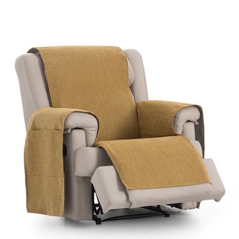 Capa poltrona relax impermeável Loira | Tecido resistente | Bolsos funcionais | Lavagem fácil