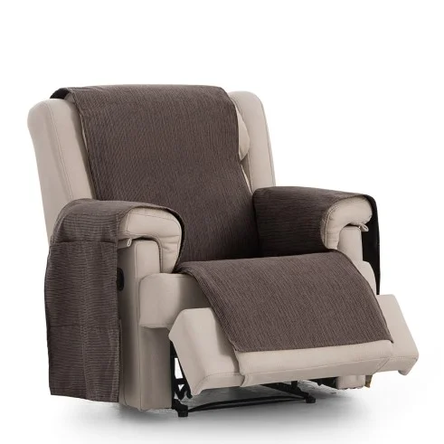 Capa poltrona relax impermeável Loira | Tecido resistente | Bolsos funcionais | Lavagem fácil