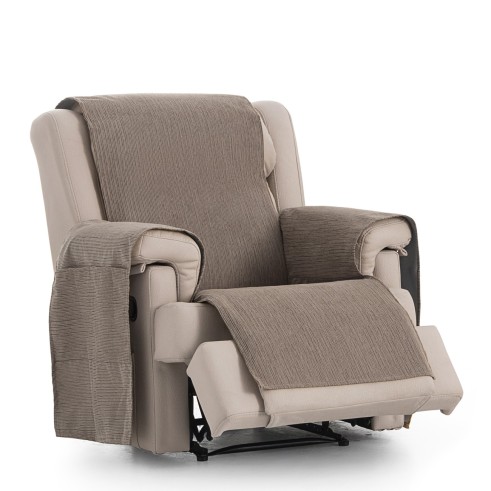 Capa poltrona relax impermeável Loira | Tecido resistente | Bolsos funcionais | Lavagem fácil