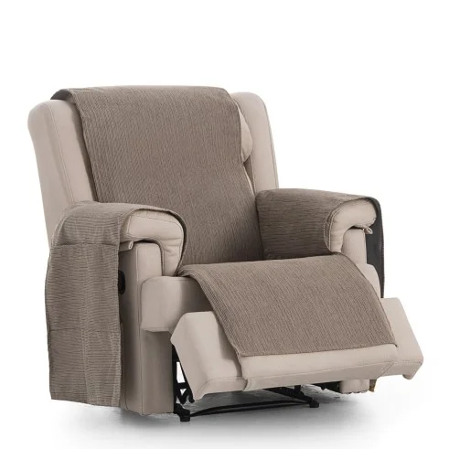 Capa poltrona relax impermeável Loira | Tecido resistente | Bolsos funcionais | Lavagem fácil