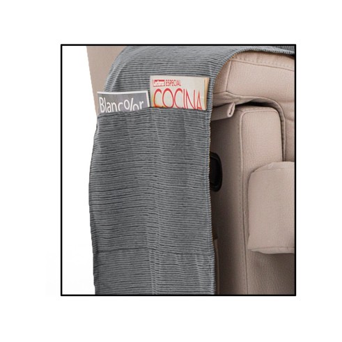 Capa poltrona relax impermeável Loira | Tecido resistente | Bolsos funcionais | Lavagem fácil