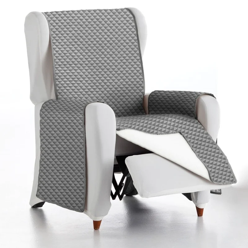 Capa sofá acolchoada impermeável Oslo Protect | Losangos modernos | Estilo reversível | Proteção lavável Capa sofá acolchoada impermeável Oslo Protect | Losangos modernos | Estilo reversível | Proteção lavável