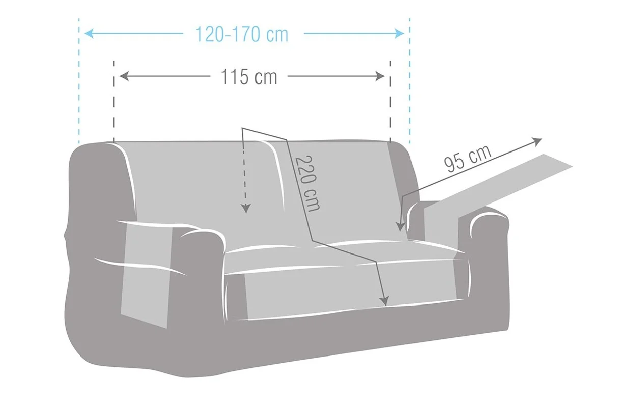 Capa sofá acolchoada impermeável Oslo Protect | Losangos modernos | Estilo reversível | Proteção lavável Capa sofá acolchoada impermeável Oslo Protect | Losangos modernos | Estilo reversível | Proteção lavável
