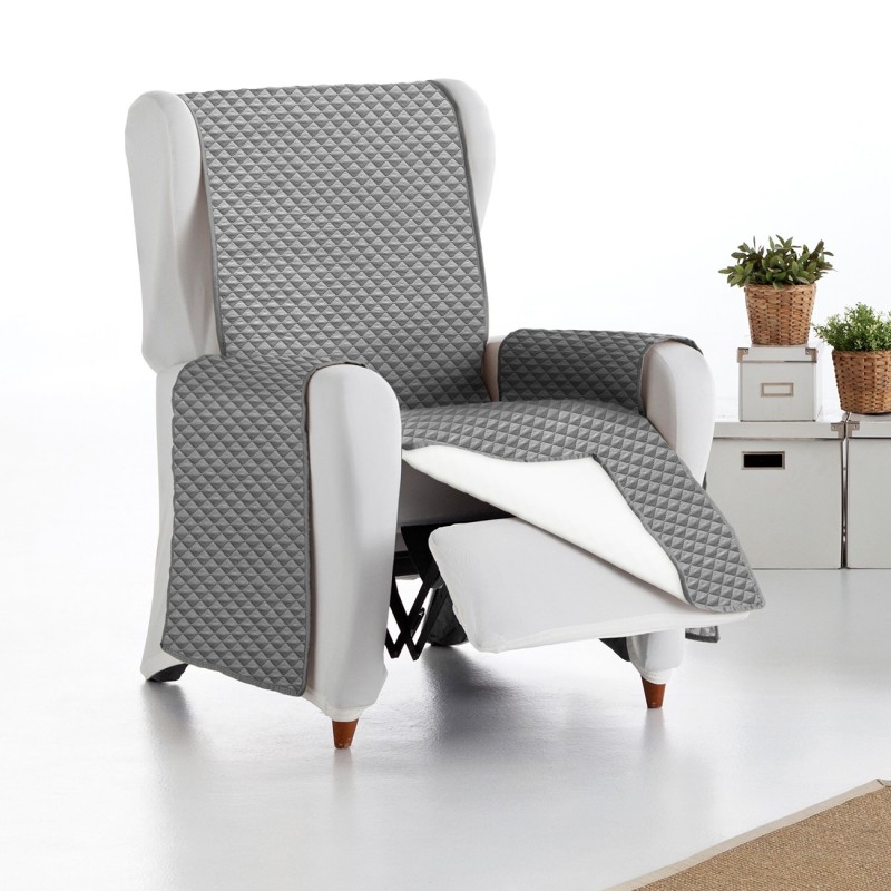 Capa sofá acolchoada impermeável Oslo Protect | Losangos modernos | Estilo reversível | Proteção lavável Capa sofá acolchoada impermeável Oslo Protect | Losangos modernos | Estilo reversível | Proteção lavável