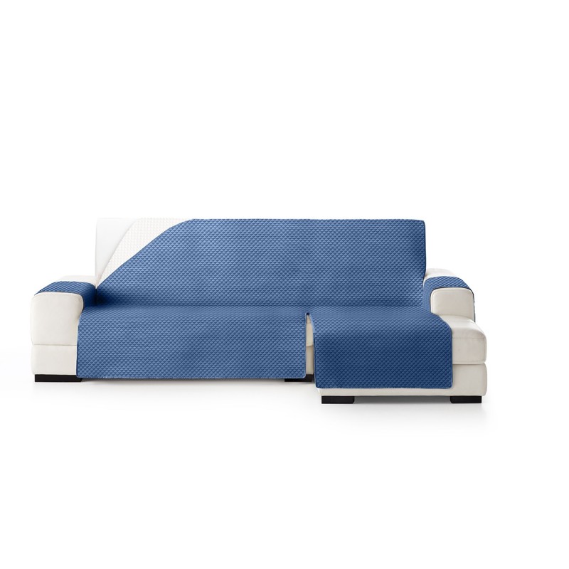 Capa chaise longue acolchoada Oslo Protect | Losangos suaves | Proteção parcial elegante | Reversível e lavável Capa chaise longue acolchoada Oslo Protect | Losangos suaves | Proteção parcial elegante | Reversível e lavável