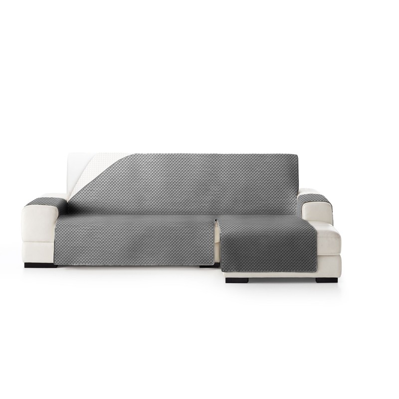Capa chaise longue acolchoada Oslo Protect | Losangos suaves | Proteção parcial elegante | Reversível e lavável Capa chaise longue acolchoada Oslo Protect | Losangos suaves | Proteção parcial elegante | Reversível e lavável