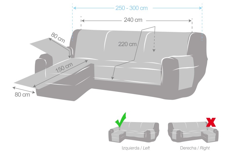 Capa para a Chaise Longue Levante