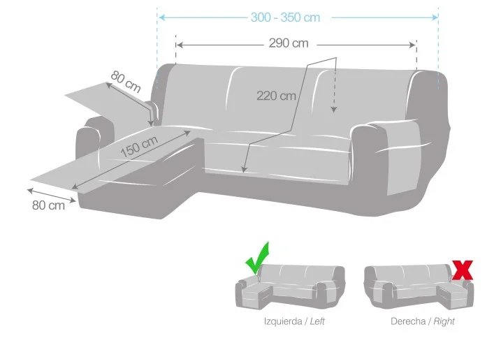 Capa Cobre Chaise Longue Modelo Levante – Proteção Parcial com Design
