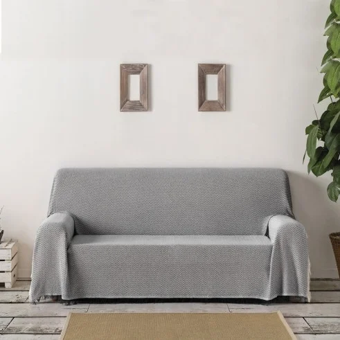 Manta multiusos Smint | Padrão espinhado moderno | Estilo descontraído | Lavagem prática