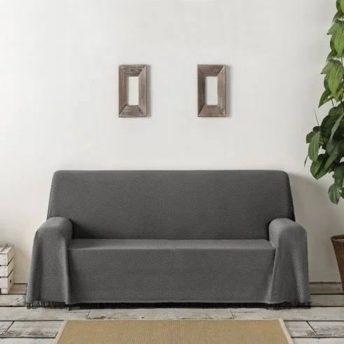 Manta multiusos Smint | Padrão espinhado moderno | Estilo descontraído | Lavagem prática