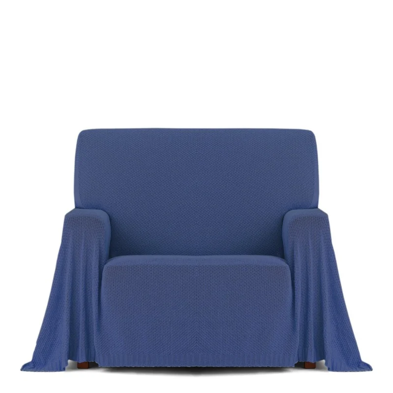 Manta multiusos Cotonet | Textura entrelaçada | Proteção decorativa | Suave e lavável