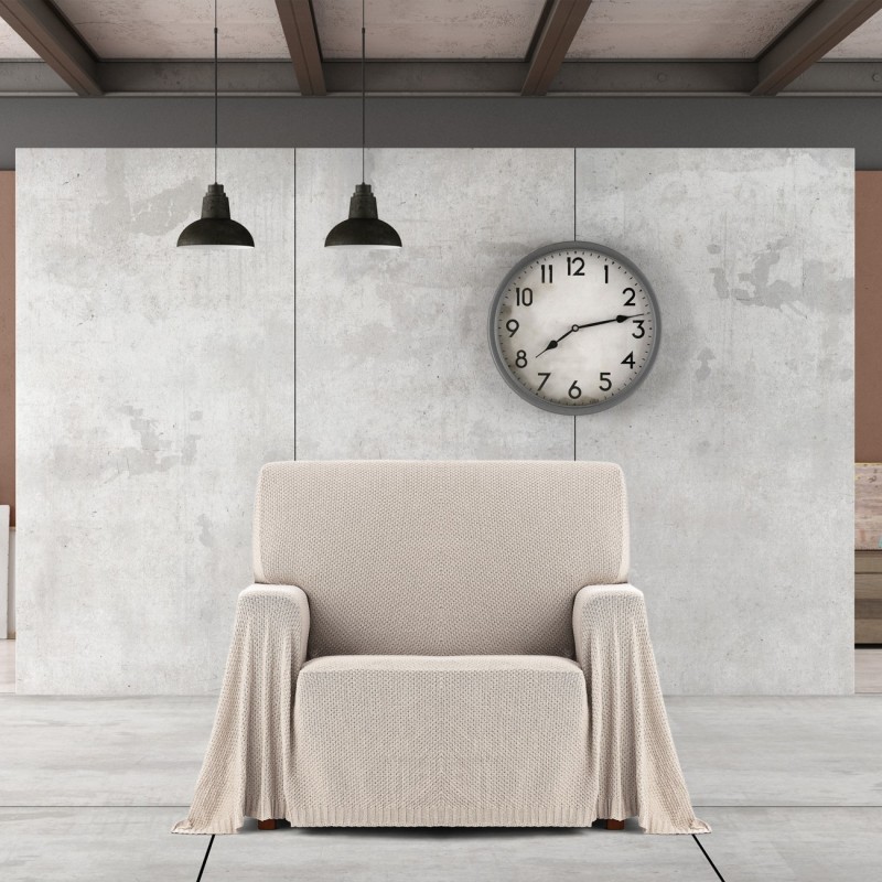 Manta multiusos Cotonet | Textura entrelaçada | Proteção decorativa | Suave e lavável