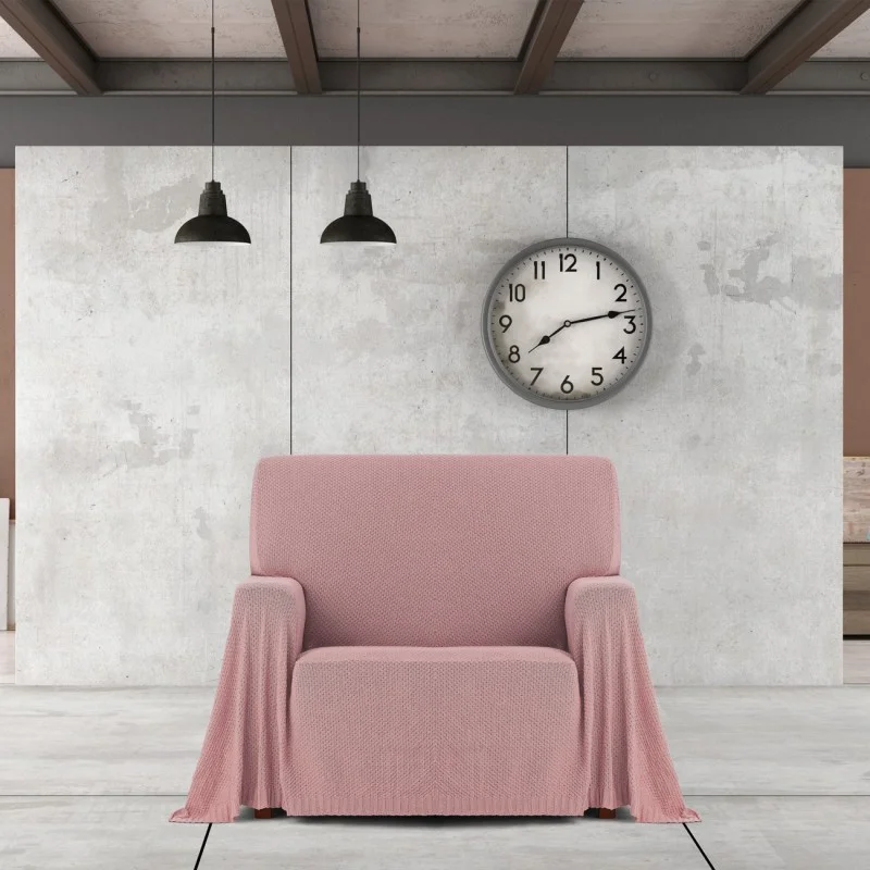 Manta multiusos Cotonet | Textura entrelaçada | Proteção decorativa | Suave e lavável