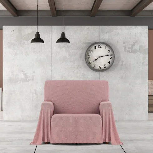 Manta multiusos Cotonet | Textura entrelaçada | Proteção decorativa | Suave e lavável