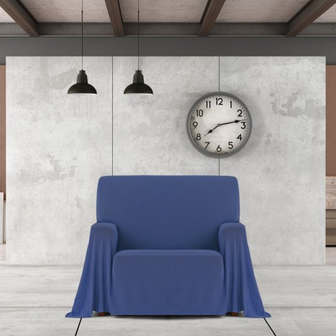 Manta multiusos Cotonet | Textura entrelaçada | Proteção decorativa | Suave e lavável
