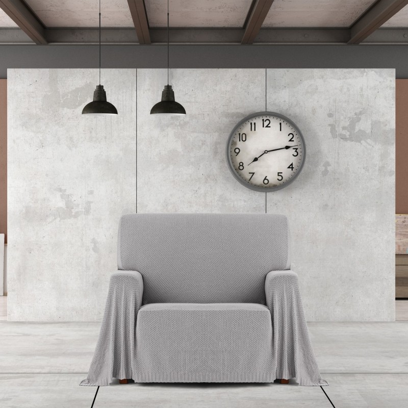 Manta multiusos Cotonet | Textura entrelaçada | Proteção decorativa | Suave e lavável