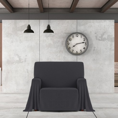 Manta multiusos Cotonet | Textura entrelaçada | Proteção decorativa | Suave e lavável