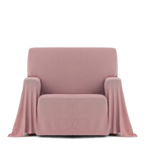 Manta poltrona Cotonet | Textura suave entrelaçada | Estilo acolhedor | Proteção prática