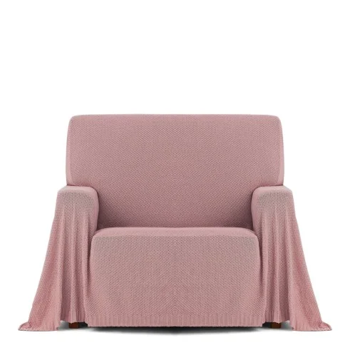 Manta poltrona Cotonet | Textura suave entrelaçada | Estilo acolhedor | Proteção prática