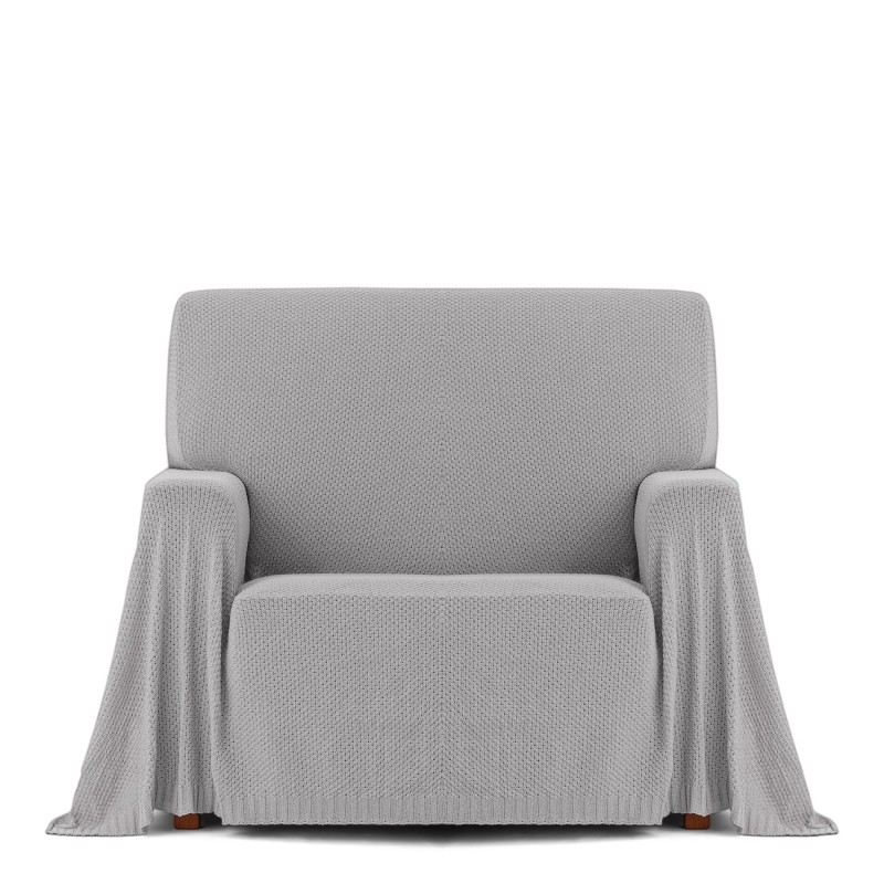 Manta poltrona Cotonet | Textura suave entrelaçada | Estilo acolhedor | Proteção prática