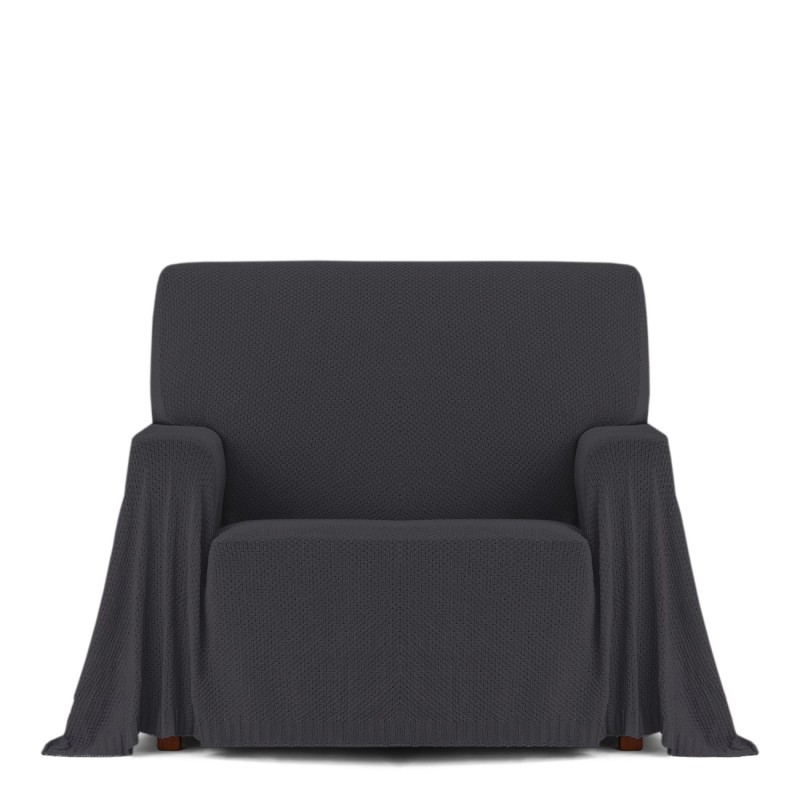 Manta poltrona Cotonet | Textura suave entrelaçada | Estilo acolhedor | Proteção prática