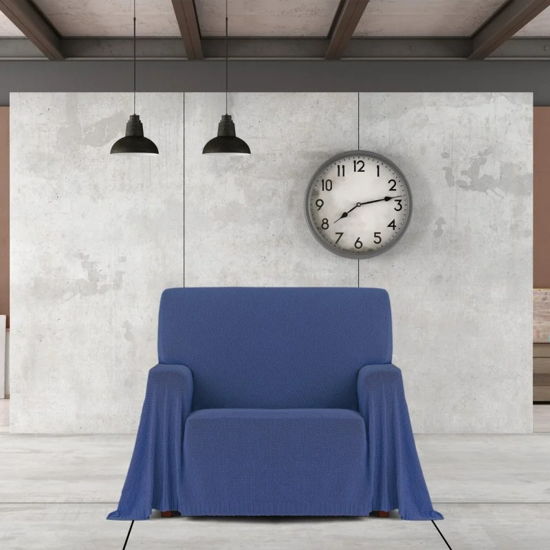 Manta poltrona Cotonet | Textura suave entrelaçada | Estilo acolhedor | Proteção prática