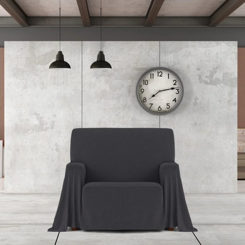 Manta poltrona Cotonet | Textura suave entrelaçada | Estilo acolhedor | Proteção prática Manta poltrona Cotonet | Textura suave entrelaçada | Estilo acolhedor | Proteção prática