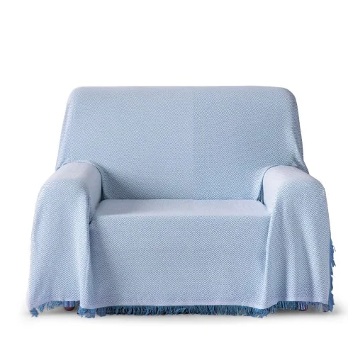 Manta de poltrona Smint | Espinhado elegante | Conforto leve | Lavagem simples