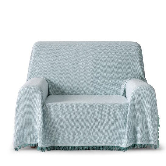 Manta de poltrona Smint | Espinhado elegante | Conforto leve | Lavagem simples