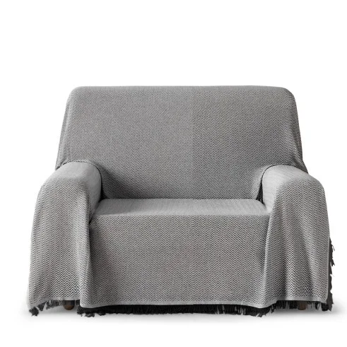 Manta de poltrona Smint | Espinhado elegante | Conforto leve | Lavagem simples