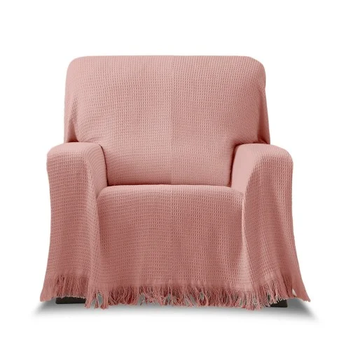 Manta poltrona Amazonas | Tecido waffle | Estilo acolhedor | Proteção lavável