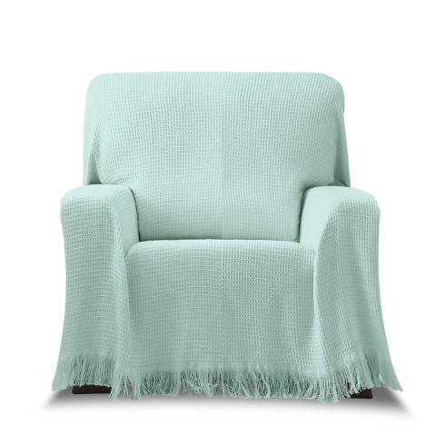 Foulard poltrona Amazonas | Tecido waffle | Estilo acolhedor | Proteção lavável