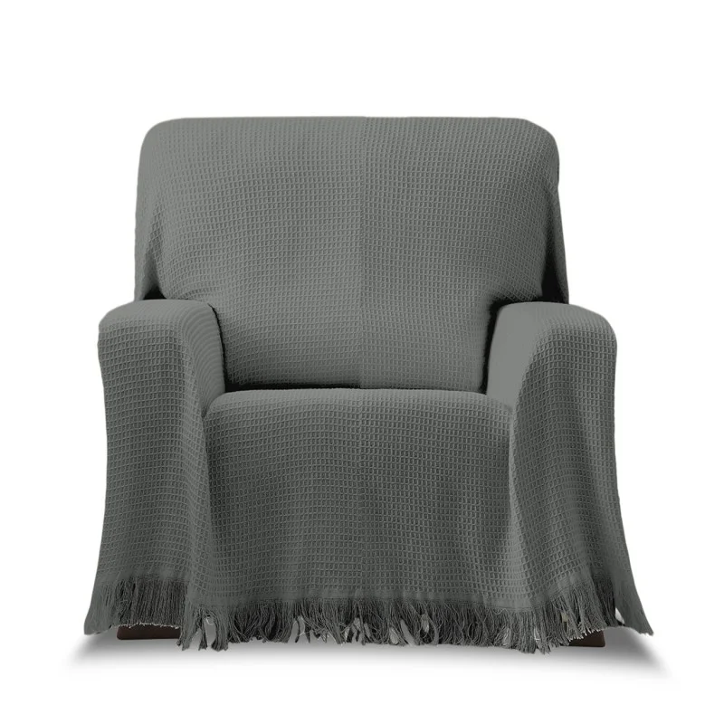 Manta poltrona Amazonas | Tecido waffle | Estilo acolhedor | Proteção lavável Manta poltrona Amazonas | Tecido waffle | Estilo acolhedor | Proteção lavável