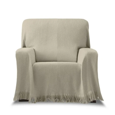 Manta poltrona Amazonas | Tecido waffle | Estilo acolhedor | Proteção lavável