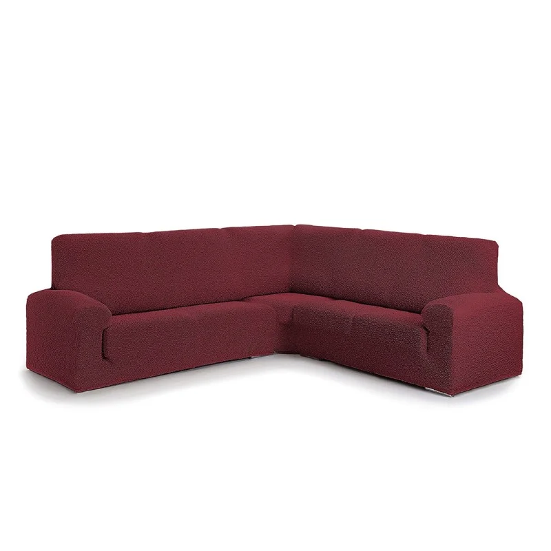 Capa multielástica Roc para Sofá de Canto | Textura moderna | Ajuste perfeito | Lavável na máquina
