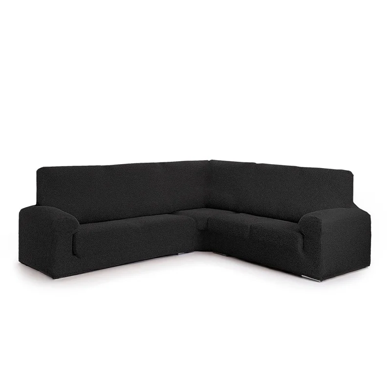 Capa multielástica Roc para Sofá de Canto | Textura moderna | Ajuste perfeito | Lavável na máquina