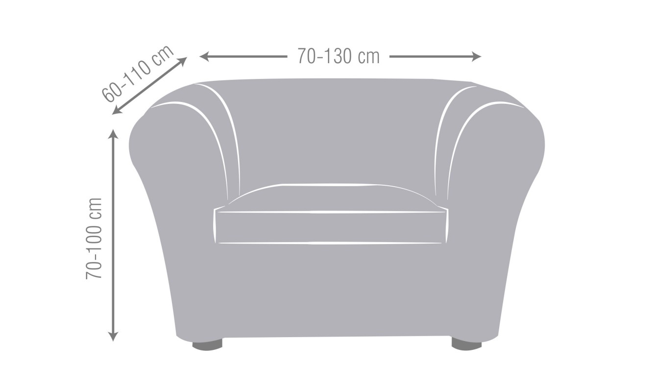 Capa multielástica Roc para Chester / Klippan | Tecido tridimensional | Ajuste elegante | Lavável