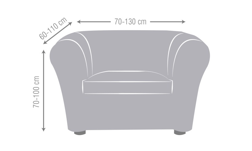 Capa multielástica Roc para Chester / Klippan | Tecido tridimensional | Ajuste elegante | Lavável