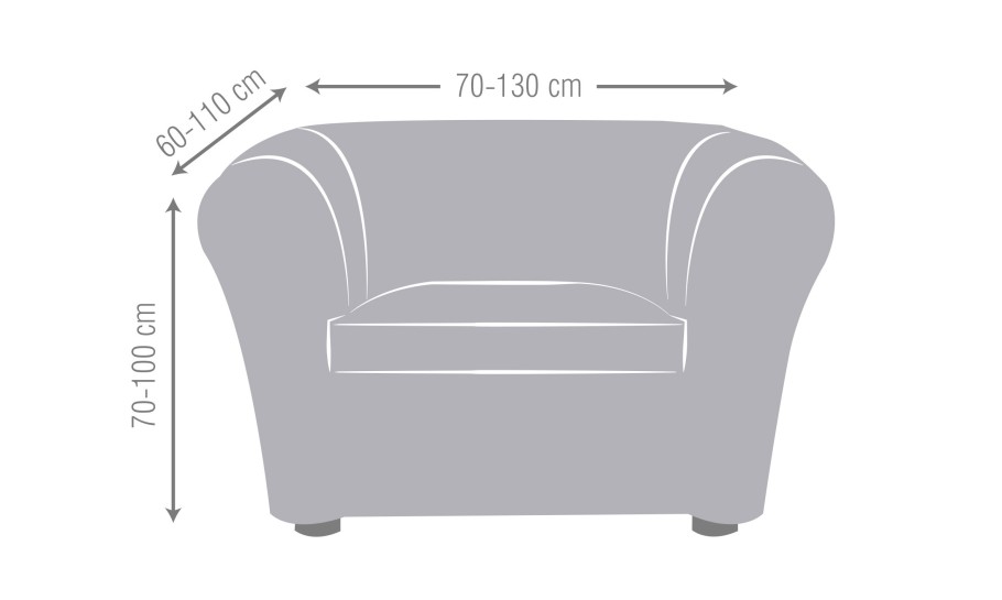 Capa de sofá super elástica para cadeirão Chester / Klippan modelo Roc