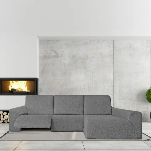 Capa chaise longue relax Roc | Tecido elástico | Ajuste total | Lavável e elegante