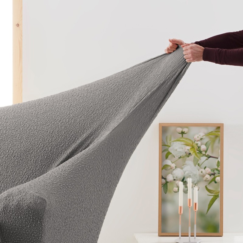 Chaise longue de canto elástica Roc | Ajuste completo | Proteção integral e moderna | Lavagem fácil Chaise longue de canto elástica Roc | Ajuste completo | Proteção integral e moderna | Lavagem fácil