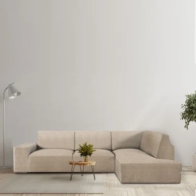 Capa super elástica para Chaise Longue de canto modelo Roc