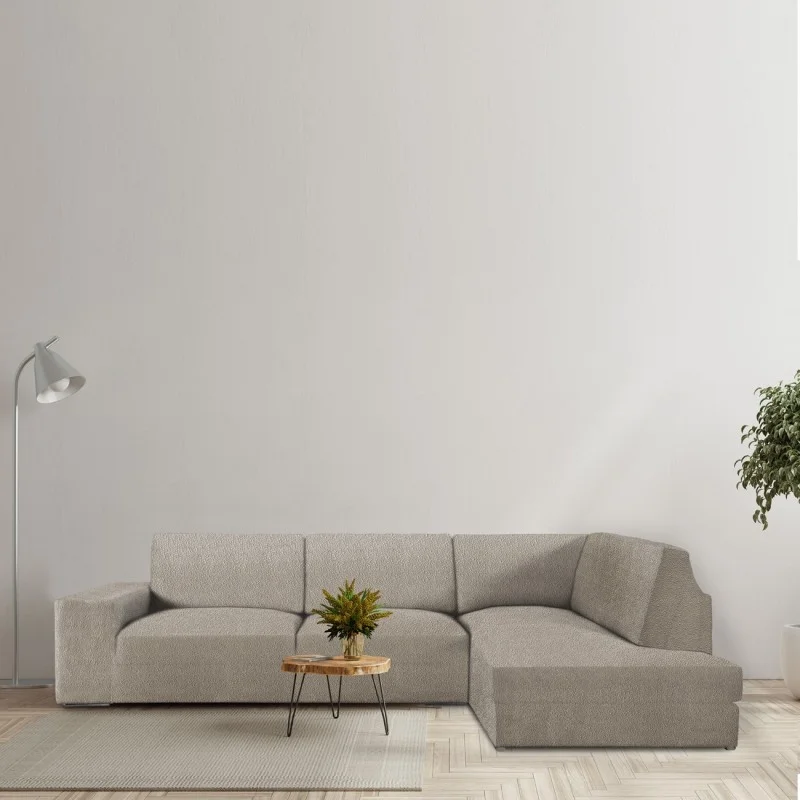 Chaise longue de canto elástica Roc | Ajuste completo | Proteção integral e moderna | Lavagem fácil Chaise longue de canto elástica Roc | Ajuste completo | Proteção integral e moderna | Lavagem fácil