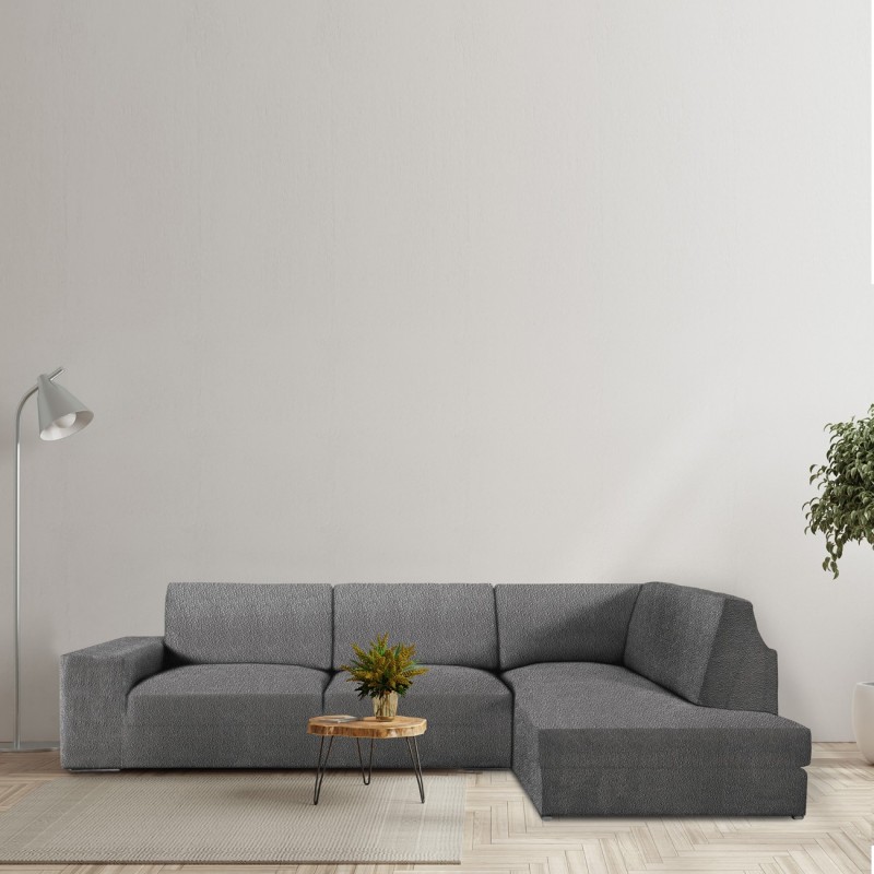 Chaise longue de canto elástica Roc | Ajuste completo | Proteção integral e moderna | Lavagem fácil Chaise longue de canto elástica Roc | Ajuste completo | Proteção integral e moderna | Lavagem fácil