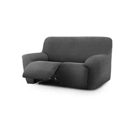 Sofá relax elástico Jaz | Tecido espinhado resistente | Ajuste impecável | Compatível com relax 2-3 lugares