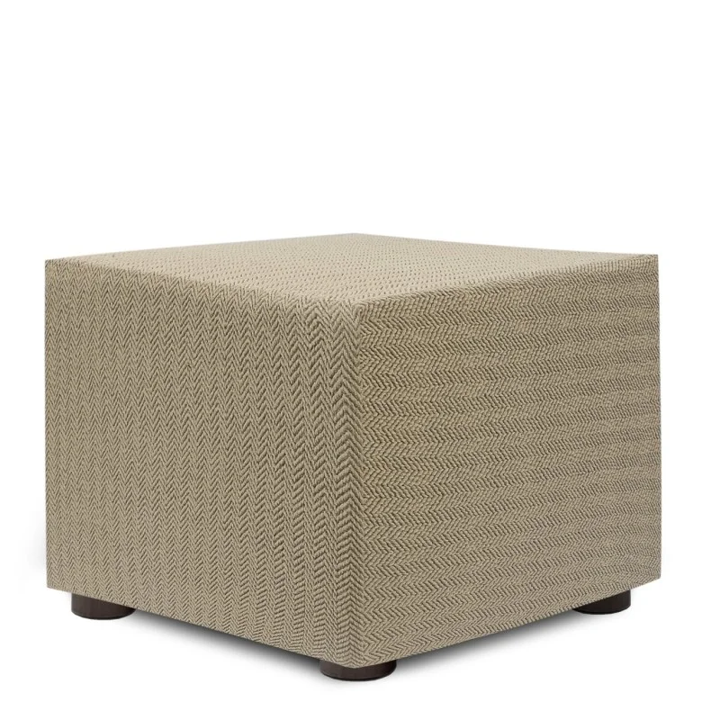 Capa para puff elástica Jaz | Tecido jacquard bielástico | Cobertura completa | Lavável e elegante Capa para puff elástica Jaz | Tecido jacquard bielástico | Cobertura completa | Lavável e elegante