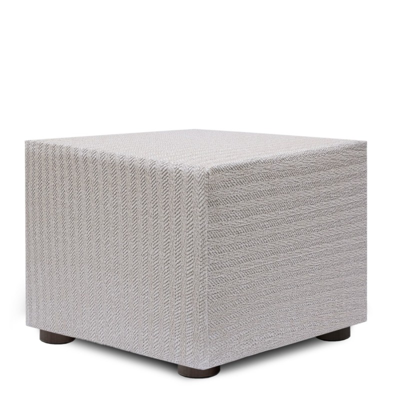 Capa para puff elástica Jaz | Tecido jacquard bielástico | Cobertura completa | Lavável e elegante Capa para puff elástica Jaz | Tecido jacquard bielástico | Cobertura completa | Lavável e elegante