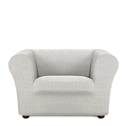 Sofá Chester / Klippan elástico Jaz | Tecido espinhado | Ajuste impecável | Lavável e versátil