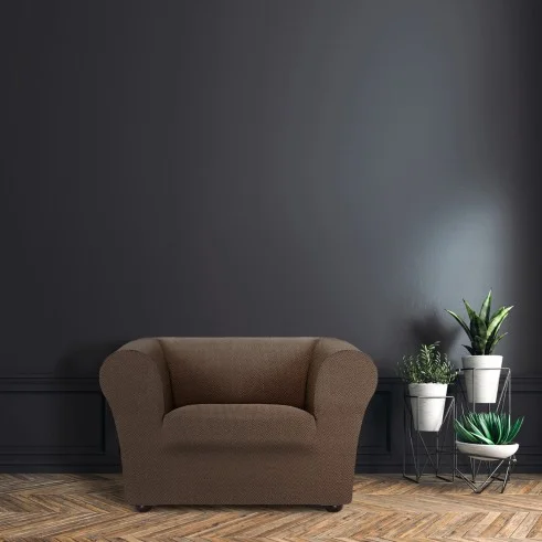 Sofá Chester / Klippan elástico Jaz | Tecido espinhado | Ajuste impecável | Lavável e versátil