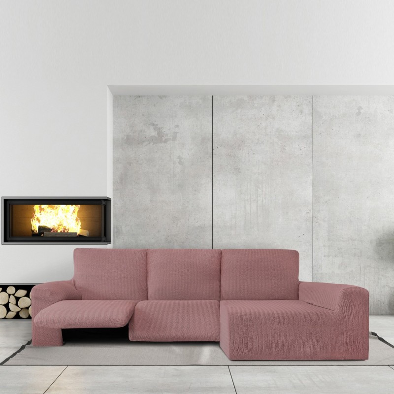 Chaise longue relax elástica Jaz | Tecido espinhado | Ajuste funcional | Proteção completa e lavável Chaise longue relax elástica Jaz | Tecido espinhado | Ajuste funcional | Proteção completa e lavável